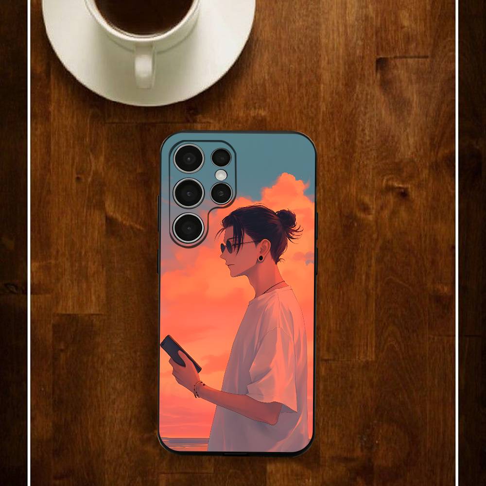 Creativity Suguru G-Geto Silicone Case For Samsung S25 24 23 22 21 20 Plus Ultra 5G Lite Shockproof Cover