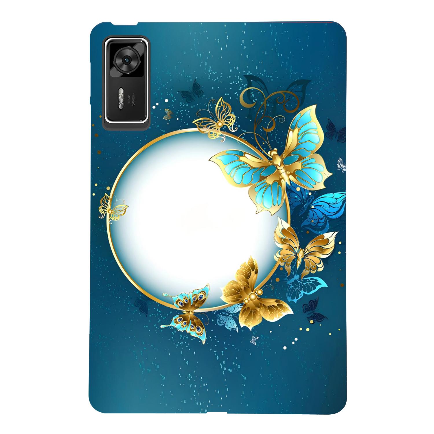 

Для Lenovo Legion Y700 Gen 4 Чехол из ТПУ с рисунком Тонкая защитная крышка для планшета Butterfly Wreath