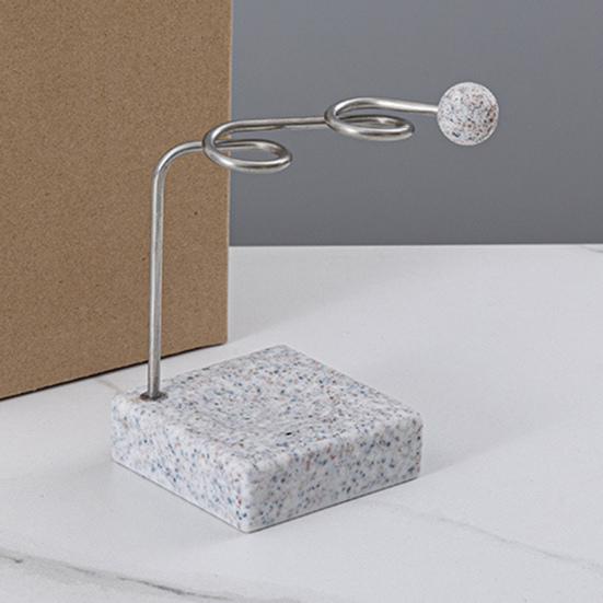 Toothbrush Holder Metal Toothbrush Organizer with Base High Strength Space Saving Bathroom Countertop Toothbrush Organizer