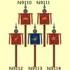 MOC DIY Mittelalterliche Burg Militärisches Schwertriemen Scheide Gürtel Bausteine Krieger Ritter Soldat Figuren Zubehör Steine Spielzeug