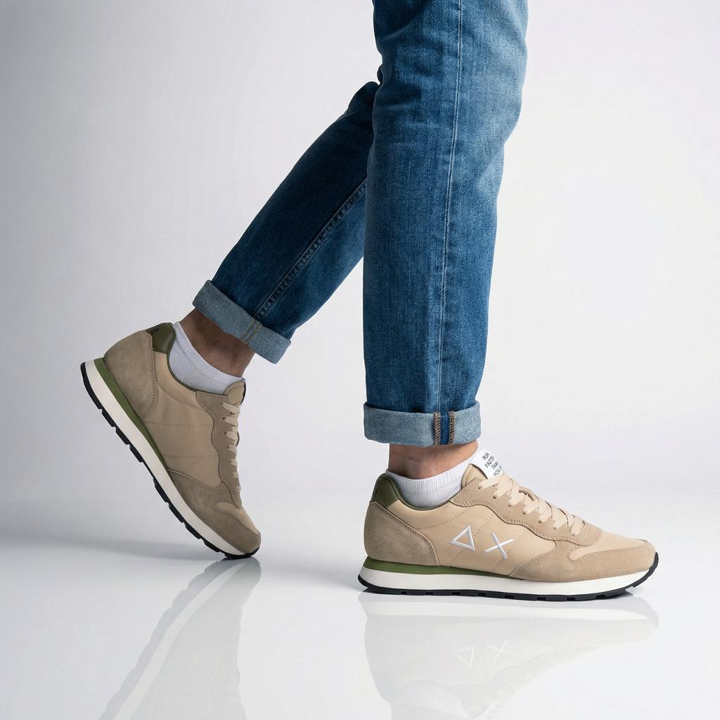 SUN68 Tom Solid - Herren Sneakers Schuhe Beige Z36101-16 ORIGINAL