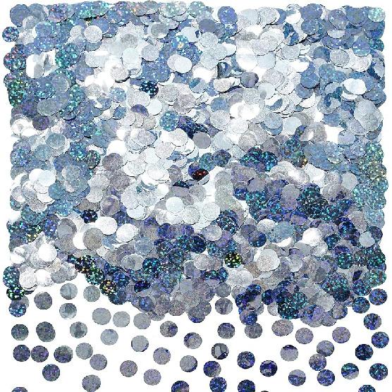 Multicolor Sparkle Foil Metallic Round Table Confetti Decor Circle Dots Mylar Scatter Wedding Bachelorette Valentines Mothers Day Baby Shower