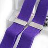 Unisex British Purple 2.5cm Y-Back Elastic Suspenders