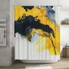 Abstract Colorful Shower Curtain Modern Art Design for Bathrooms Easy Installation + Free Shipping