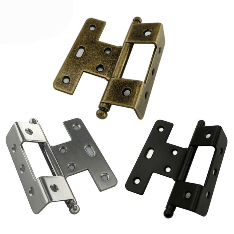 Concealed Triple Fold Hinges Easy Installation Corrosion Resistant Wooden Door Hinges For Foldable Tables Wardrobes