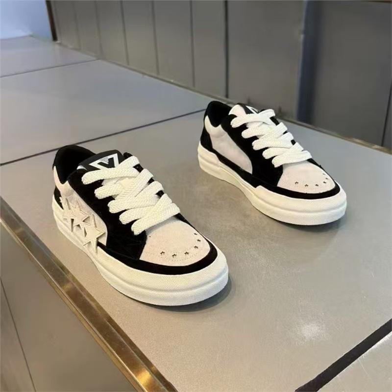 Early autumn new leather lightweight star totem student handsome casual shoes yz