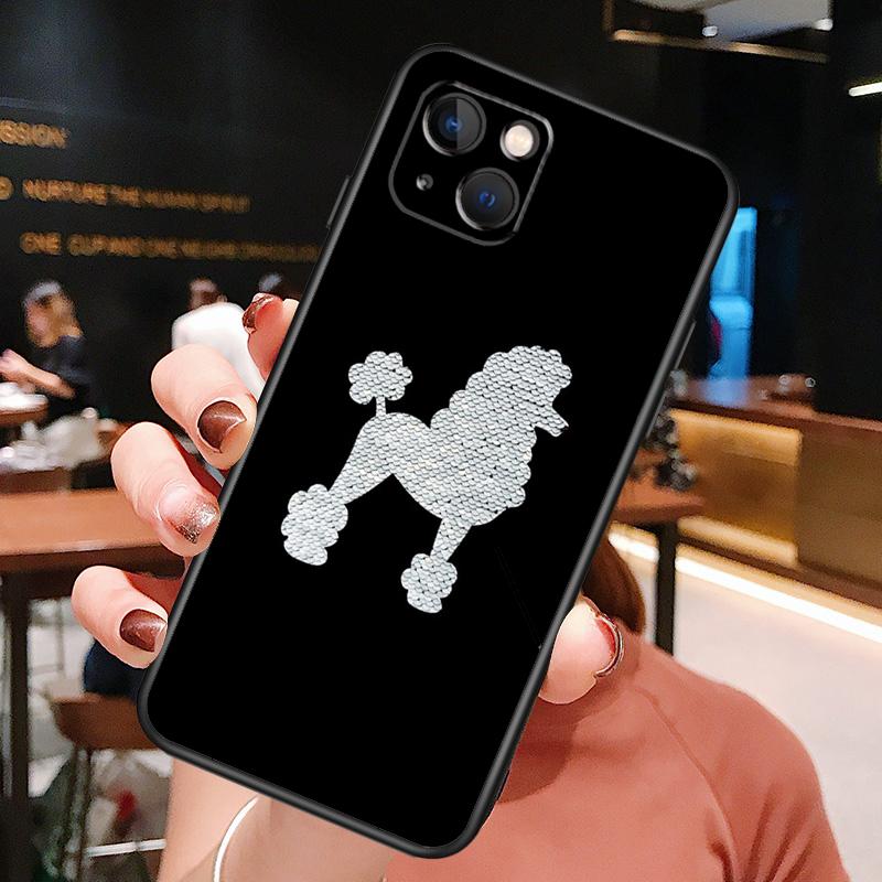 

Poodle Dog Phone Case For iPhone 16 Pro Max 15 14 13 11 12 Pro Max Plus 12 13 Mini XR 16e Funda Cover iPhone 15