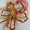 Mizuhiki Hair Red for and Bridal Perfect for and Ornament, Gold, Kumihimo, Coming-of-Age Ceremonies, Graduations, Weddings, Wear. Kimono, Hakama,