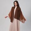 Chiffon Ethnic Style Scarf Long Islamic Turban Elegant Wraps Shawl  Daily