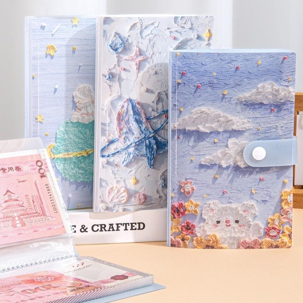 Save Money 100 Envelopes Money Saving Challenge Waterproof Reusable Mini Binder Savings Challenge Oil Painting Budget Binder