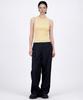 Myuleus Stitch Wool Wide Pants [Navy]