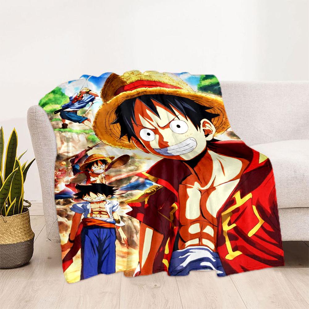 One Piece Adventure Suitable Blanket for Offices, Travel, Living Rooms Also a Good Gift for Friends and Family Suitable for All Seasons.