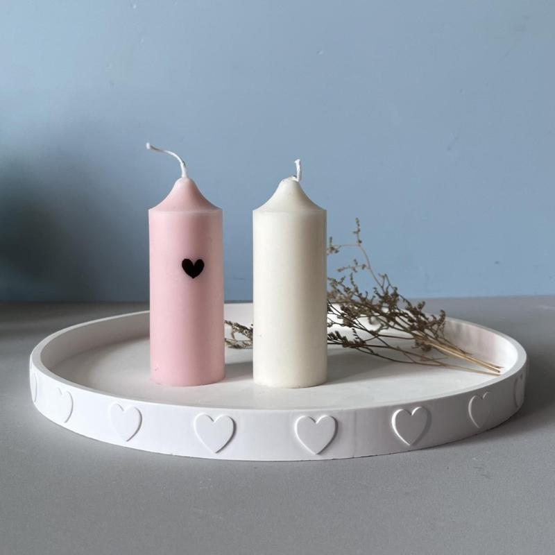 Resin Tray Mold Jewelry Tray Mold Silicone Coasters Mold Round Epoxy Mold for Casting Dish Storage Home Decors Art Craft