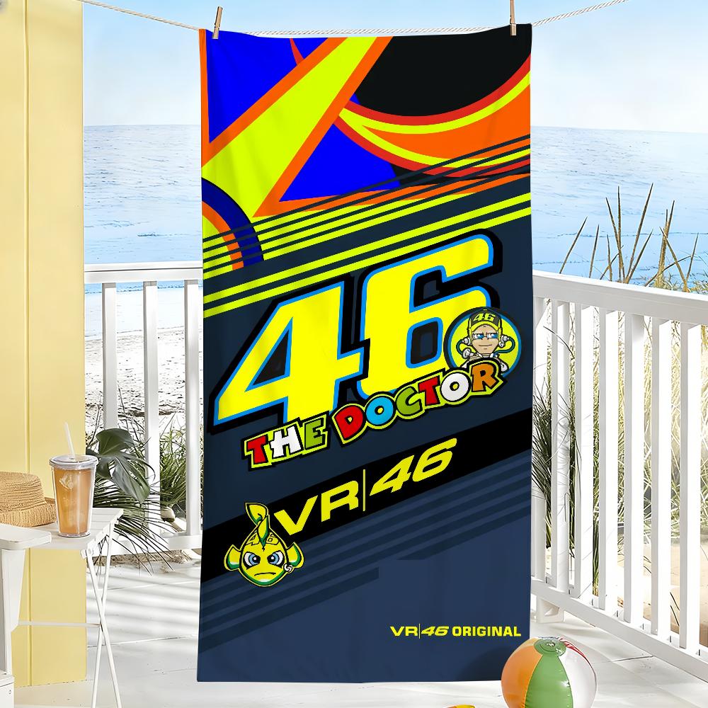 Modisches Handtuch Weich Pool Geschenk Für Reise Fitnessstudio Dusche Camping Schnelltrocknend Sport V-Valentino Moto R-Rossi Cool-46 Große Strandtücher