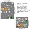 1 Pcs Electrostatic Glass Stickers Christmas Tree Branch Owl Snowflake Living Room Bedroom Window Decoration Wall Stickers