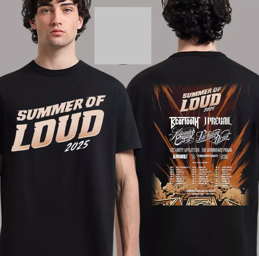 Summer Of Loud Festival 2025 North America Tour T SHIRT FULL SIZE S-5XL TT902 Unisex T-Shirt L