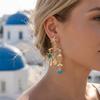 Seaside Vacation Starfish Fish Conch Dangle Earrings for Women Bohemian Coconut Tree Scallops Earring Summer Beach Party Jewelry