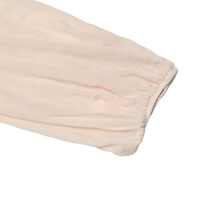 Dame Mote Casual Ensfarget Trykk Vår Høst Langermet V-Hals Bodysuits