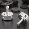 Steel 1/4inch Threaded Knob Screw Adapter With Hole For Quick Release Photography Equipment Fastening & Tightening
