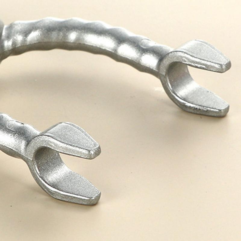 Reinforced Aluminum Alloy Laundry Hook Accessories 19mm Thickened Tube Secure Threaded Connection Home Use