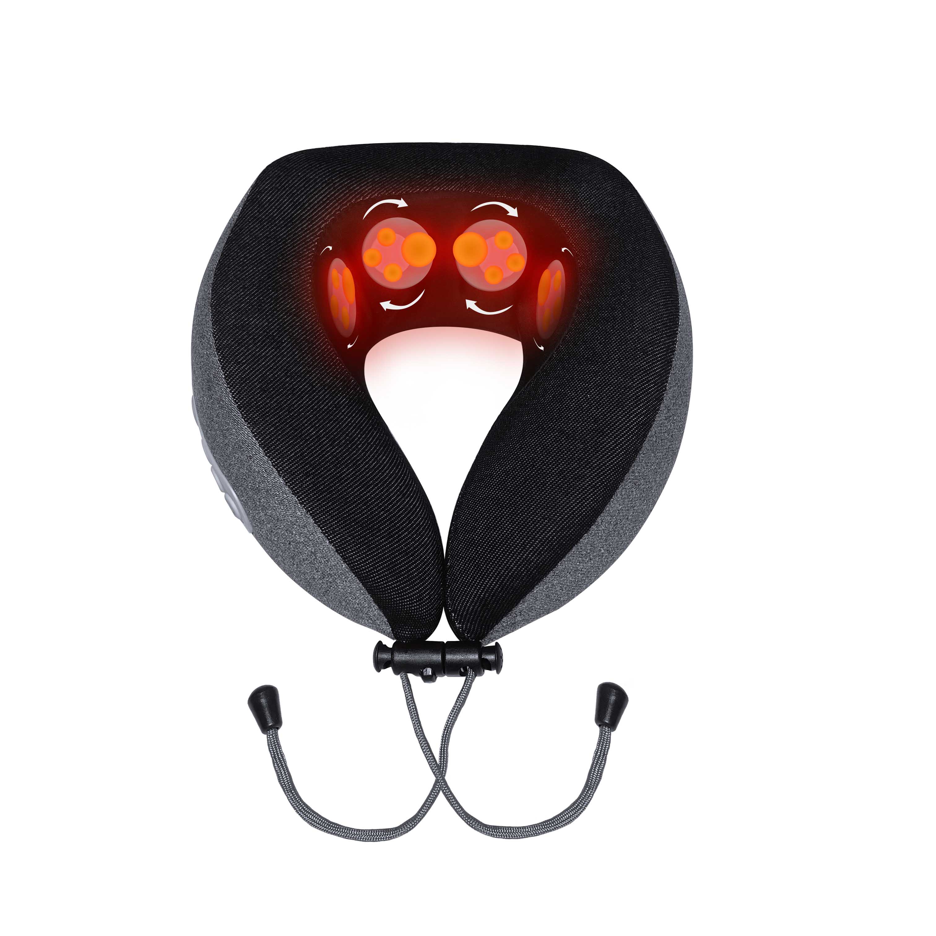 Zmind Professional Neck Shoulder Massager PILLOW Neck Shoulder Shiatsu Massager with Heat Office Back Massager PILLOW серый