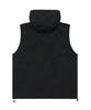 Mucent Tech Nylon Hooded Vest Sleeveless Anorak Windbreaker Vest (Black, Charcoal)
