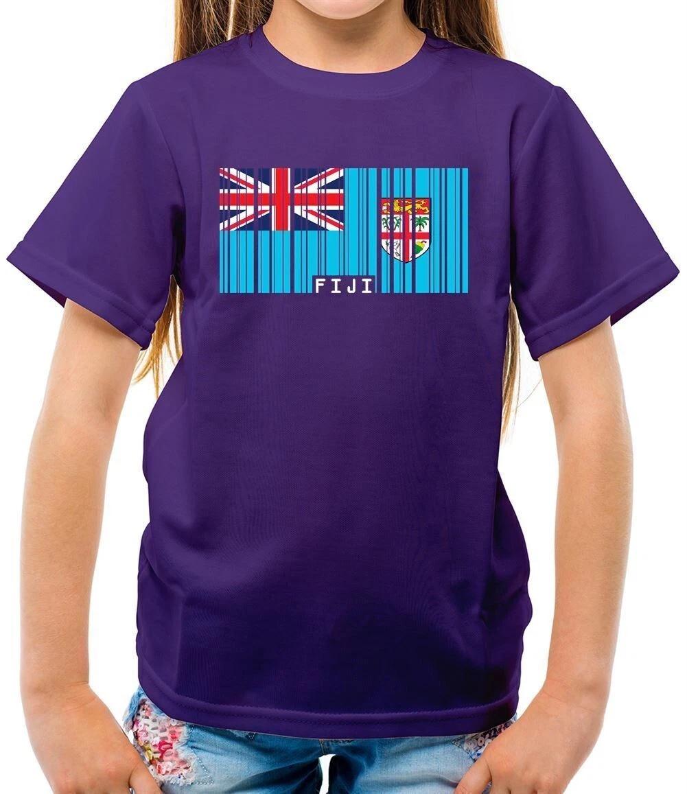 Fiji Flag Style Bars - T-Shirt - Fijian Republic Love Suva City 140