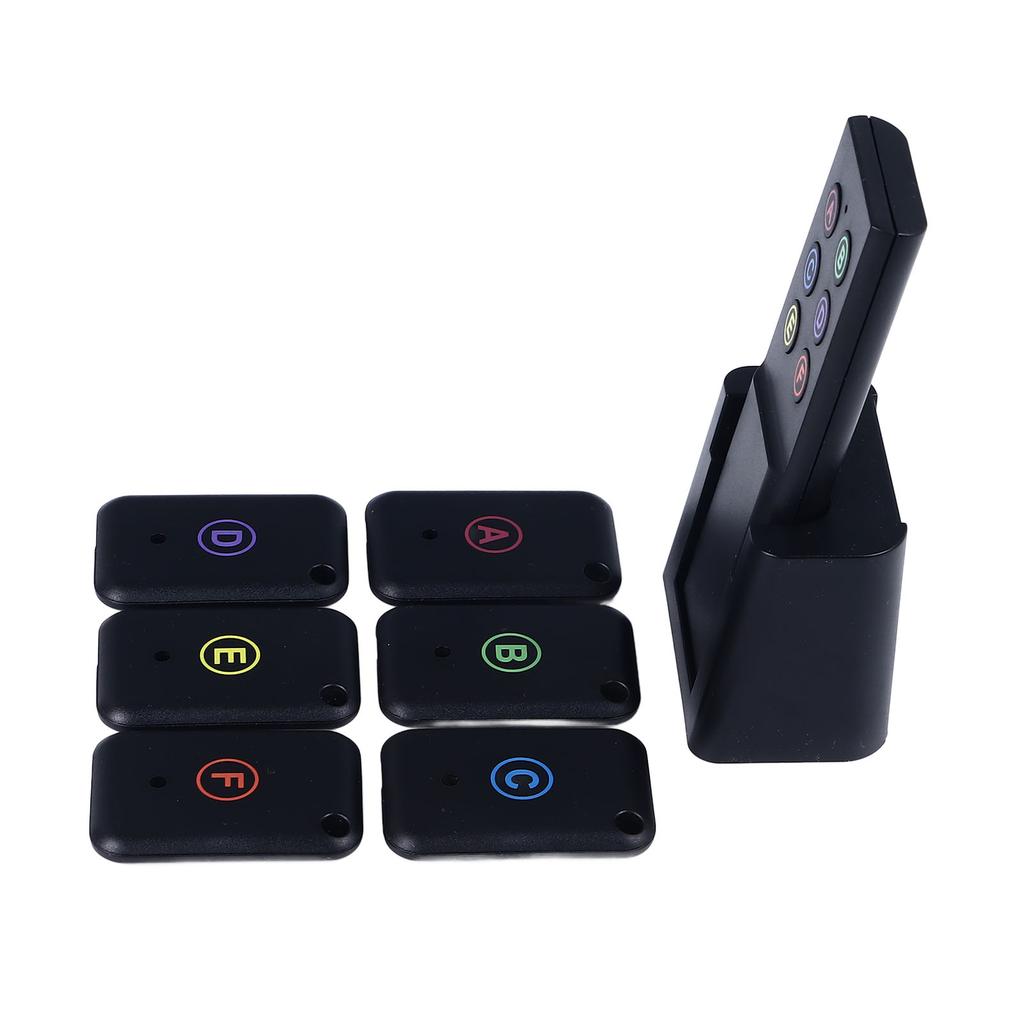Key Finder 1 Transmitter 6 Receivers 433.92mhz Wireless Long Range 75 To 80dB High Volume Beep