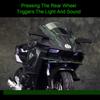 1:12 Kawasaki Ninja H2R Diavel Motorcycles Toy Car Model Light Sound Shock Absorption Miniature Vehicle for Child Birthday Gifts