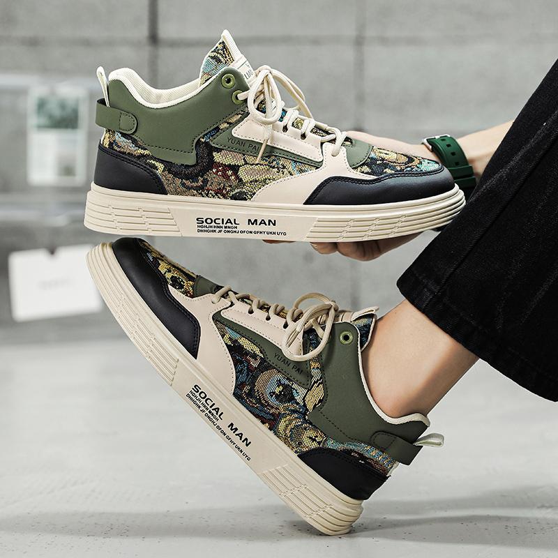 Fashion Walking Vulcanized Sneakers Male Street Style Canvas Sneakers Male New Flat Casual Shoes For Men