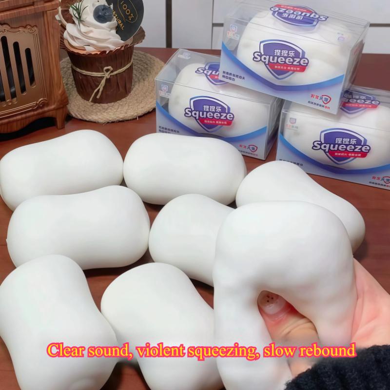 Mode Knapperig Squishy Zeep Langzaam Rijzend Stressverlichtend Knijpspeelgoed, Kralen gevuld squishy Speelgoed, Beste Cadeaus Voor Vrienden Familie