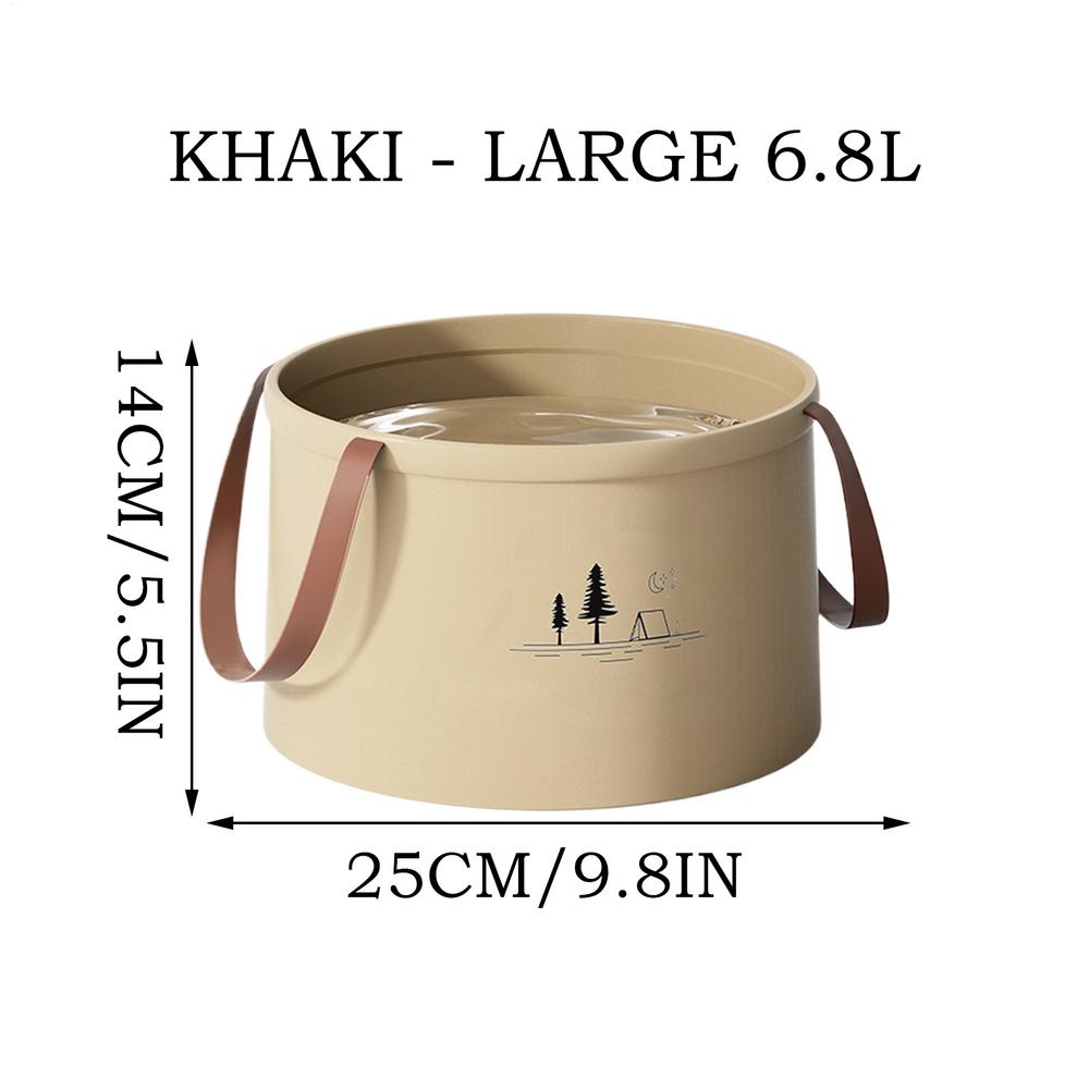 

2025 outdoor camping foldable portable bucket multifunctional large capacity fishing bucket storage telescopic car bucket