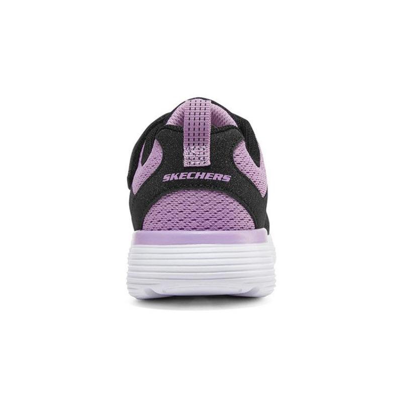Skechers Kids Go Run 400 V2 Kids Low Top Running Shoes Black Purple 302537L-BKLV
