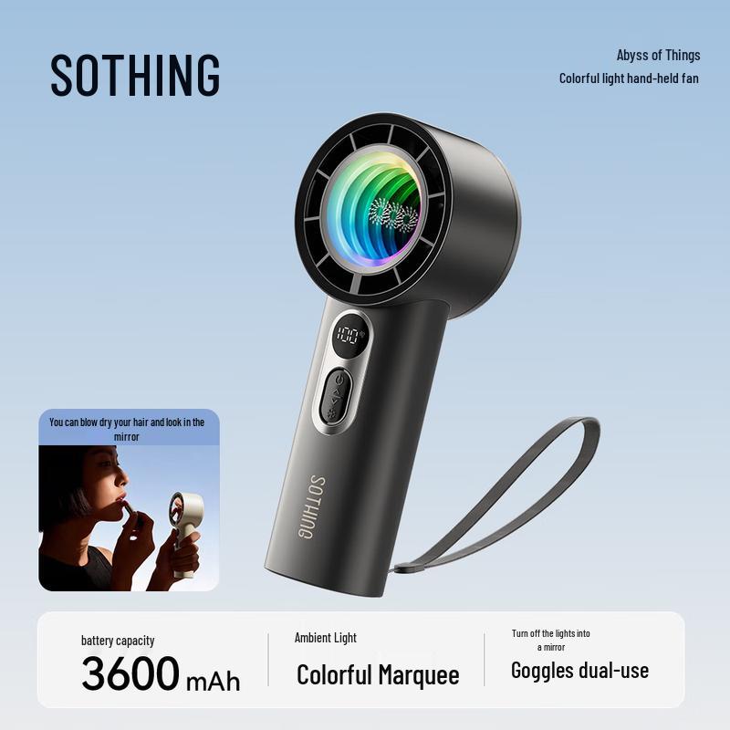 SOTHING Handheld USB Rechargeable Mini Fan
