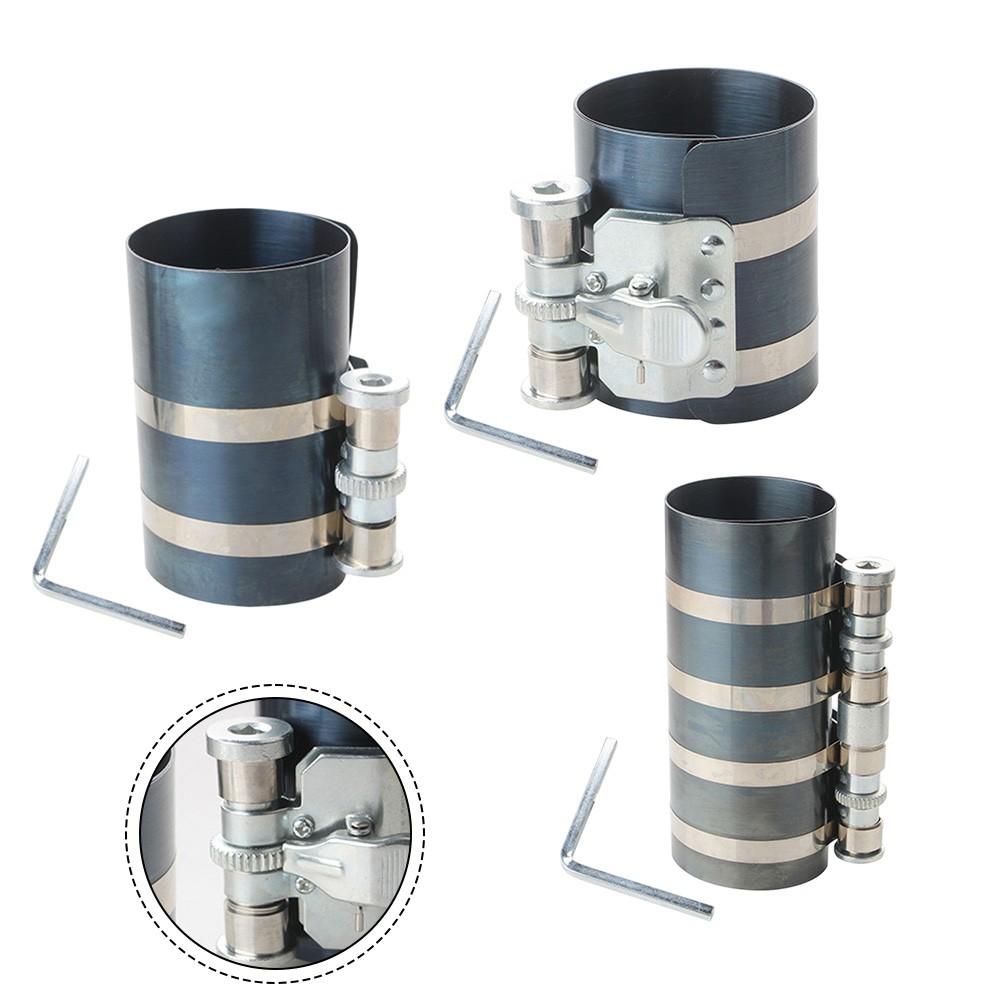 Piston Ring Compressor with Enhanced Stability and Safety Features