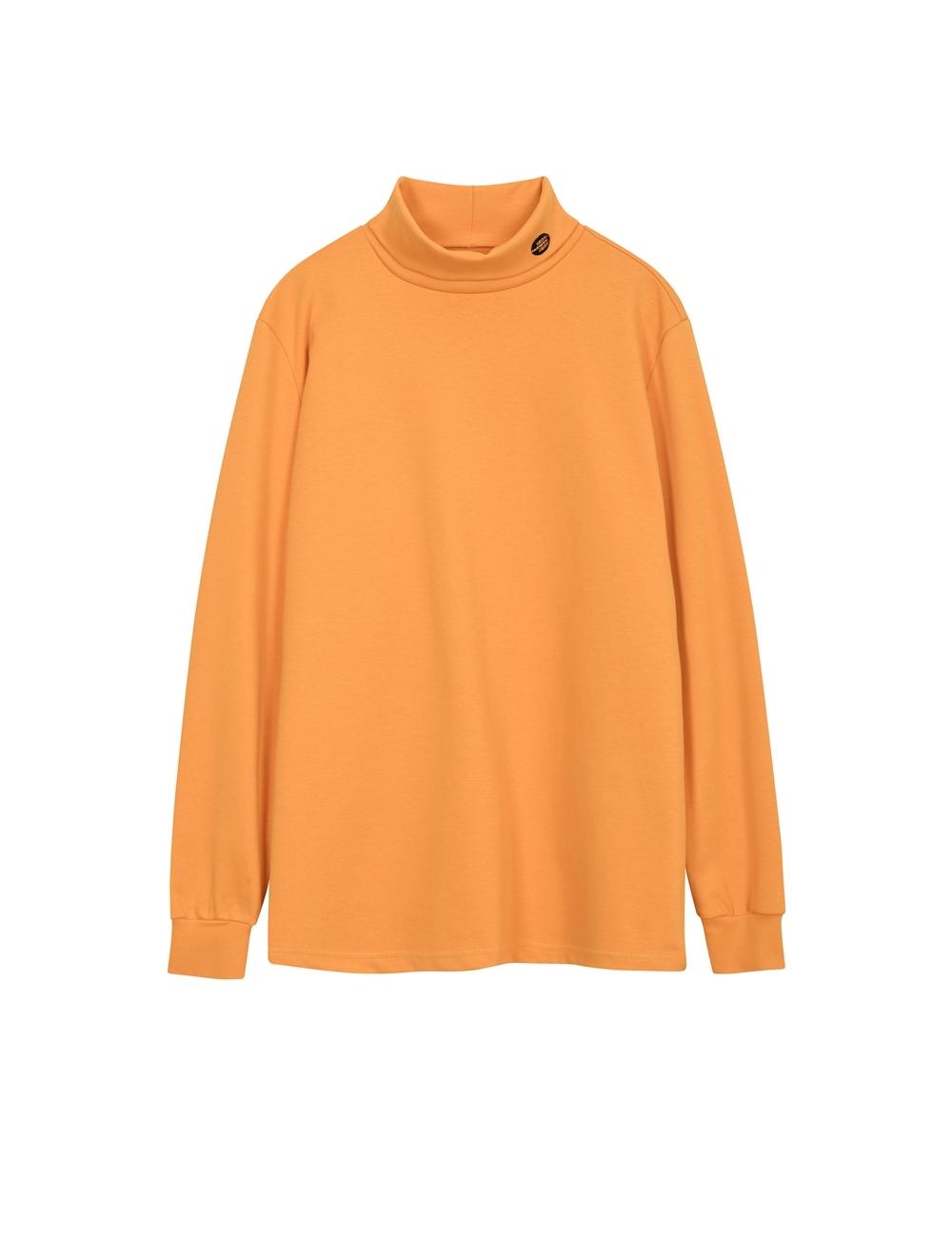 Edible Let Small-Globe Turtleneck Long Sleeve T-Shirt Orange/L