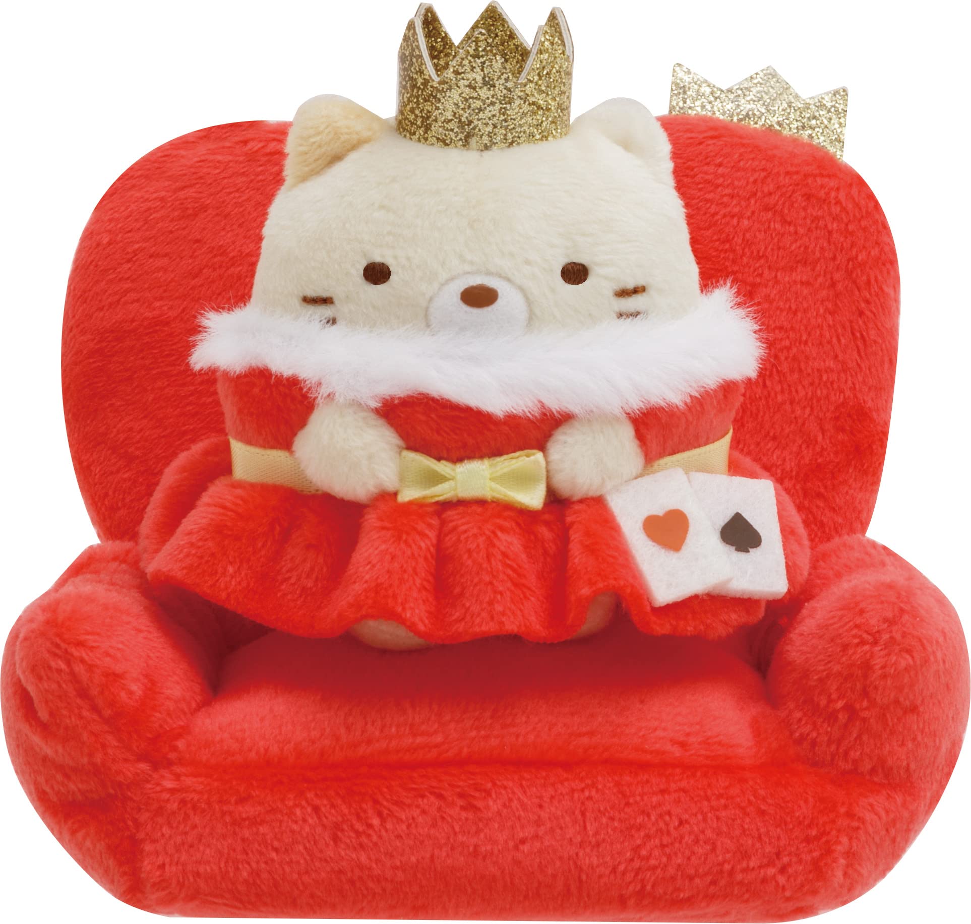 

Мягкая игрушка Sumikko Gurashi Tenori, диван Cat of Heart MF65501 [Королева сердец] и