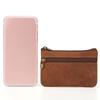 Men Women Pocket Money Bag Crazy Horse Leather Cowhide Wallet Clutch Bag Zero Purse Coin Purse