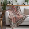 Turkish Vintage Ethnic Kilim Rug Carpet Bed Throw Blanket Decorative Home Decor Cushion Cover Gift