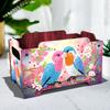 DIY Diamond Painting Rhinestones Decorative Storage Box Crystal Mosaic Storage Container Handmade Storage Clutch for Home Decor