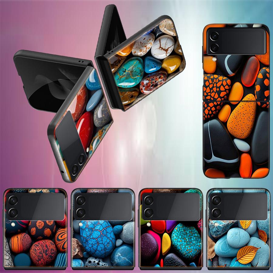 Formation of Rocks Coque For Samsung Z Flip7 6 Galaxy Case Shockproof Z Flip5 Z Flip3 4 5G Hard Cover Phone TPU PC Hard Funda