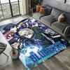 Dywanik Artystyczny 3D B-Blue L-Lock Japońskie Anime do Wystroju Pokoju Kanapy Boże Narodzenie Halloween Prezenty Dywanik do Strefy Gier Mata Podłogowa Antypoślizgowa