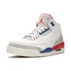 Air Jordan 3 Retro International Flight Men Sneakers White Sail Sport-Royal-Fire-Red 136064-140