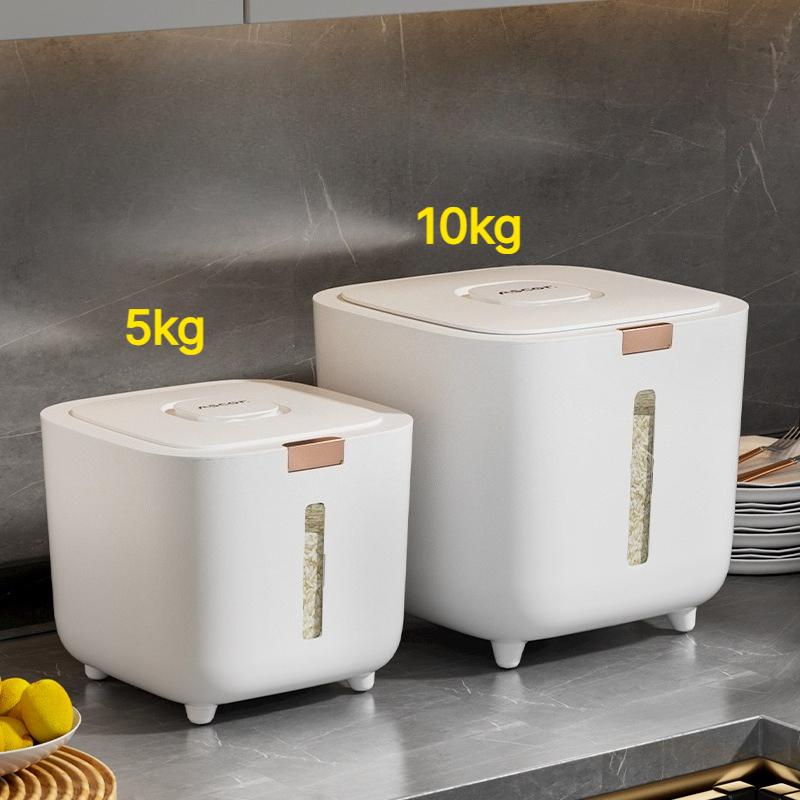 Rice Bucket for Household Use, Insect Proof, Moisture-proof, Sealed, Food Grade Rice Container, Rice Box,High-end Storage Tank, Rice Storage Box