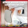 Packung mit 1 Make-up-Spiegelabdeckung Sonnenblendenkappe Clip für Nissan Pathfinder 2013-