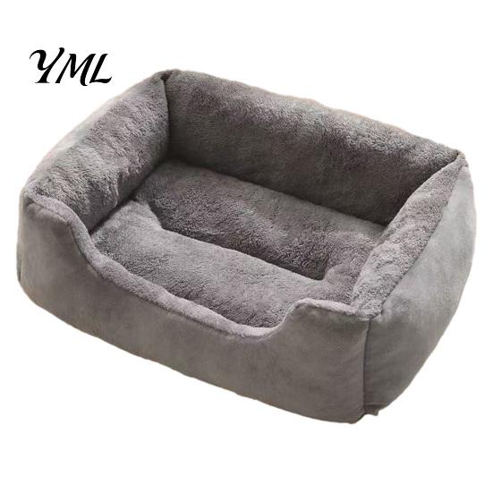 Plush Pet Mat for Sleeping Rectangular Cat Bed, Cozy Lounge Anti-slip Bottom, Bed with Bottom Washable Couch Indoor Cats Small Dogs Puppies Orthopedic