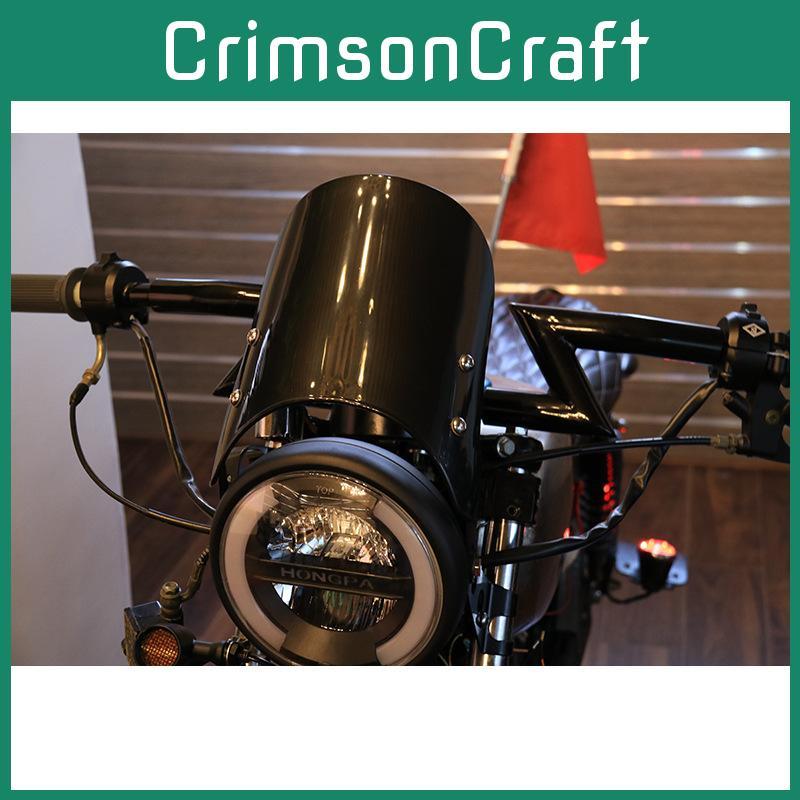 Durable Motorcycle Windshield Accessory For 5 Inch And 7 Inch Headlight Customization