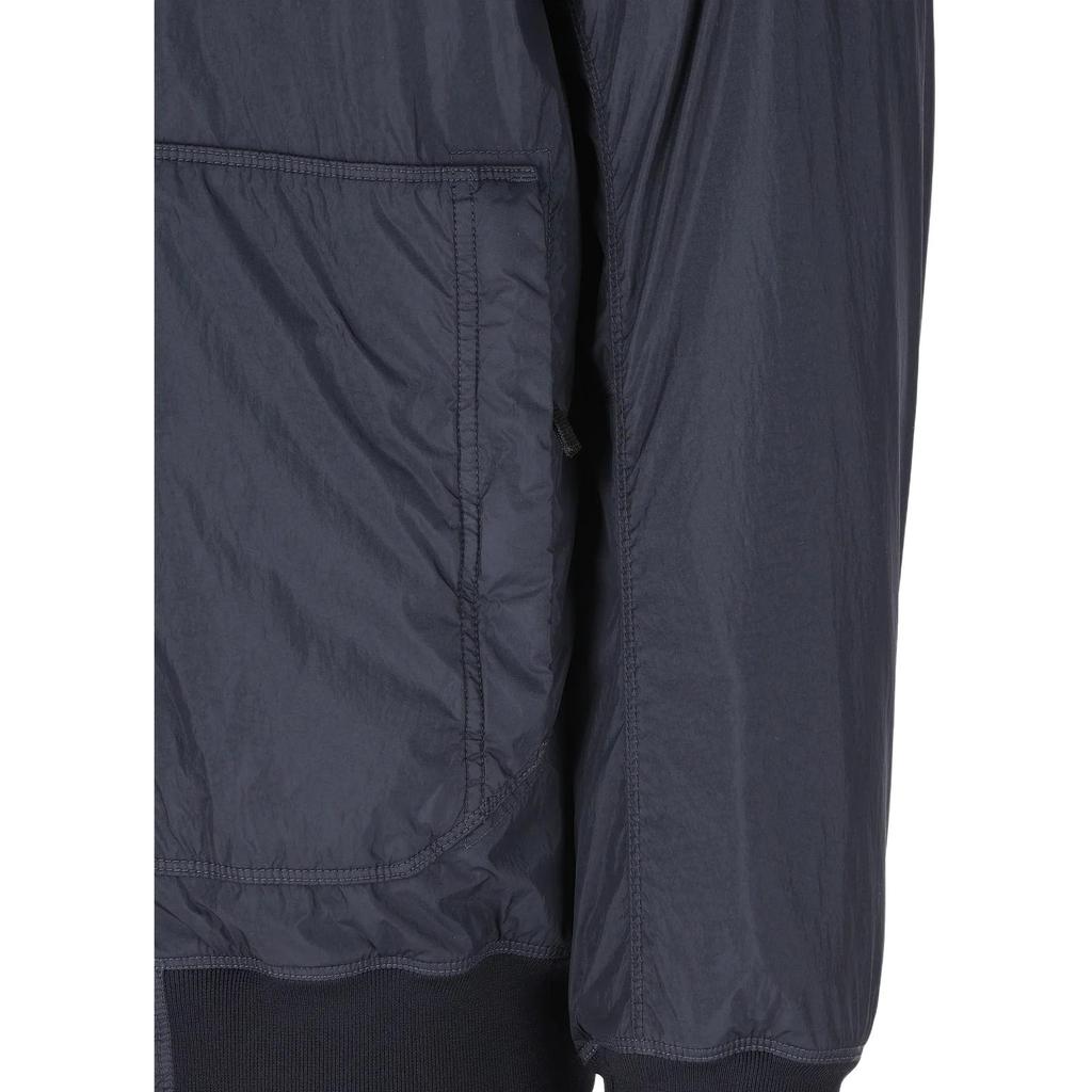 STONE ISLAND Logo Patch Zip Up Hooded Jacket K2S154100013S0A23-V0020