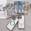 Phone Case for iPhone 11 12 13 14 15 16 Pro Max Magnetic Wireless Charge Protective Cover Lightweight Clear Soft TPU Lens Film
