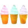 LED Night Light Novelty Ice Cream Cone In Lamp Fashion LED Night Light For Kids Children Table From Table Lights For Room